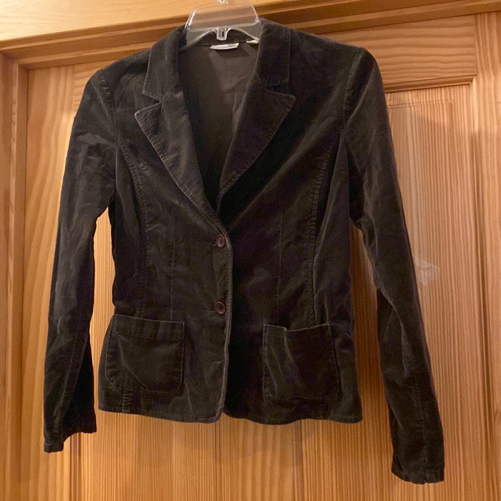 Halogen short jacket, velvet feel